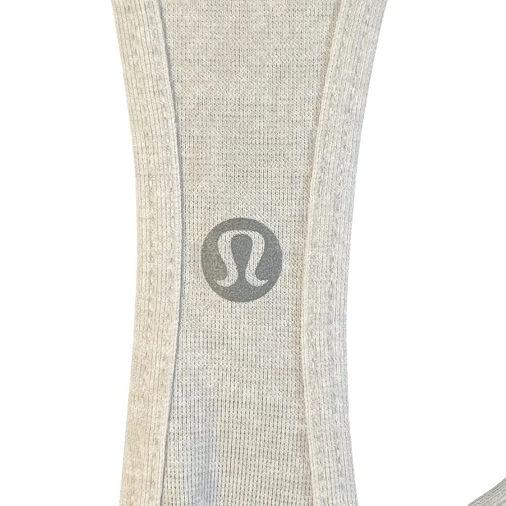 Lululemon Womens White Pattern Racerback Love Tank Top Size 4
